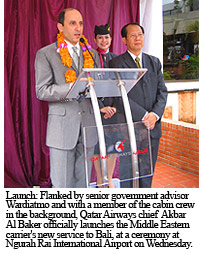 Qatar Airways Bali, Akbar Al Baker