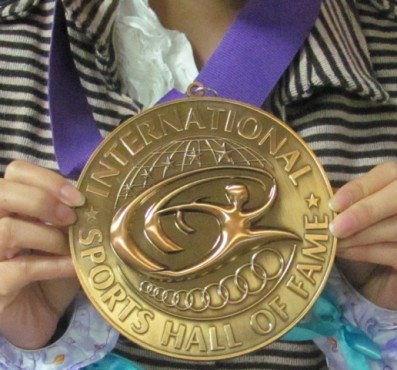 Hall  of Fame award medal