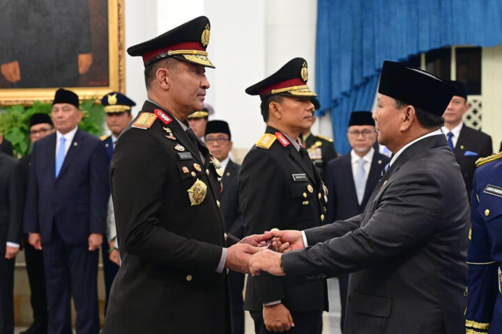 President Prabowo Subianto inaugurates Suyudi Ario Seto as Indonesia’s new National Police chief